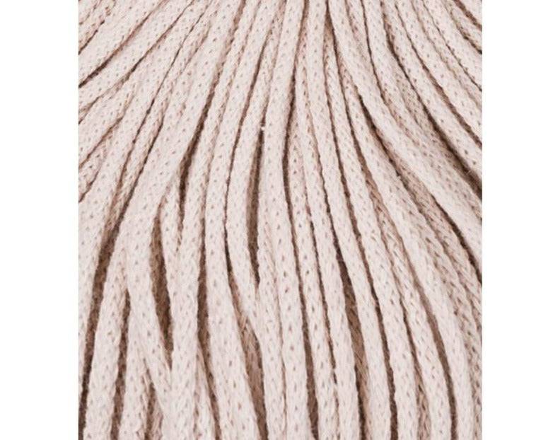 Bobbiny JUNIOR Flechtkordel 3mm geflochten Nude 100m - mahina