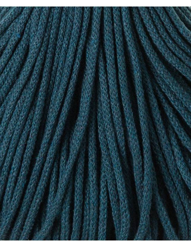 Bobbiny JUNIOR Flechtkordel 3mm geflochten Peacock Blue 100m - mahina
