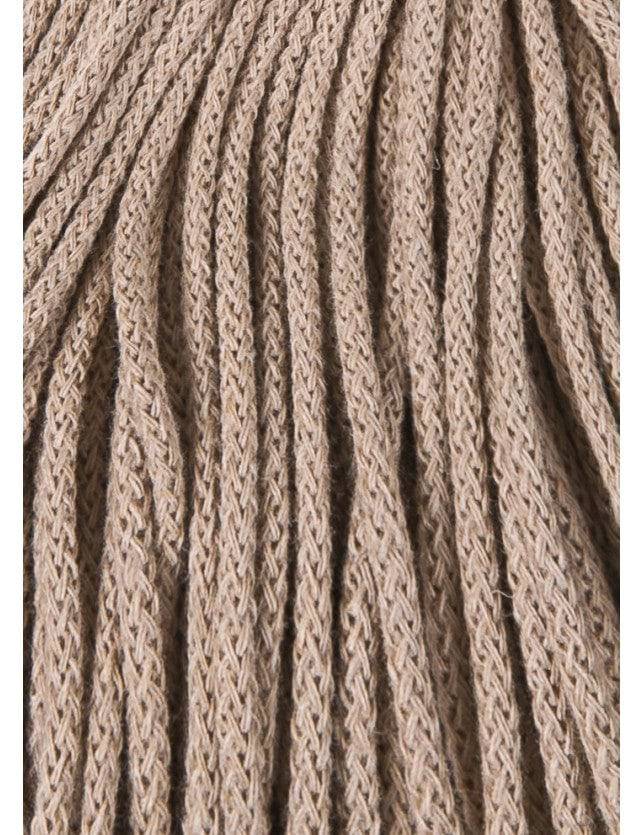 Bobbiny JUNIOR Flechtkordel 3mm geflochten Sand 100m - mahina