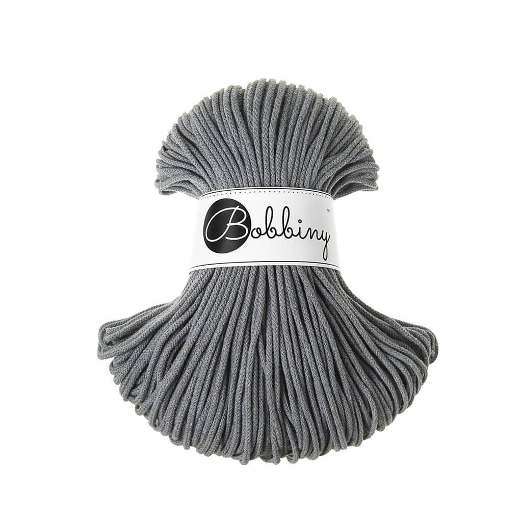 Bobbiny JUNIOR Flechtkordel 3mm geflochten Steel 100m - mahina