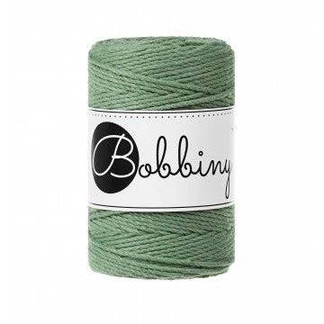 Bobbiny Makramee Garn 1,5mm 3ply Eucalyptus Green 100m - mahina