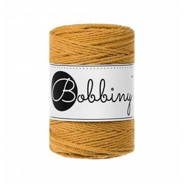 Bobbiny Makramee Garn 1,5mm 3ply Mustard 100m - mahina
