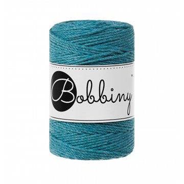 Bobbiny Makramee Garn 1,5mm 3ply Teal 100m - mahina