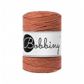 Bobbiny Makramee Garn 1,5mm 3ply Terracotta 100m - mahina