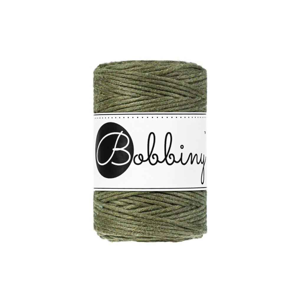 Bobbiny Makramee Garn 1,5mm gezwirnt Avocado 100m - mahina