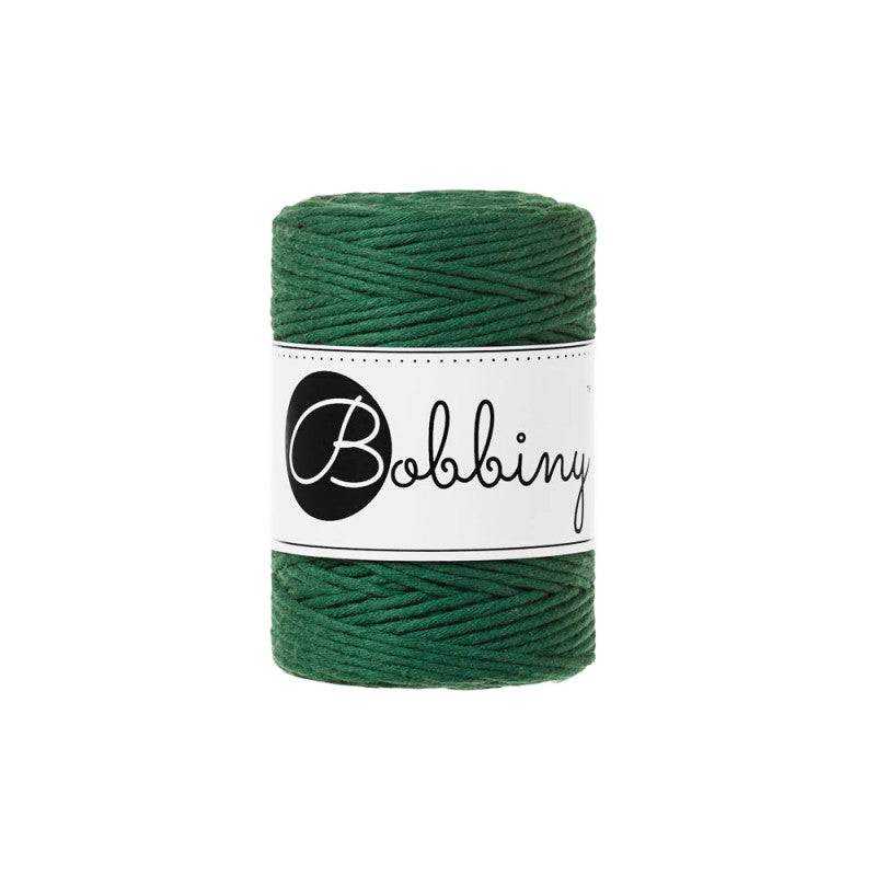 Bobbiny Makramee Garn 1,5mm gezwirnt Pine Green 100m - mahina