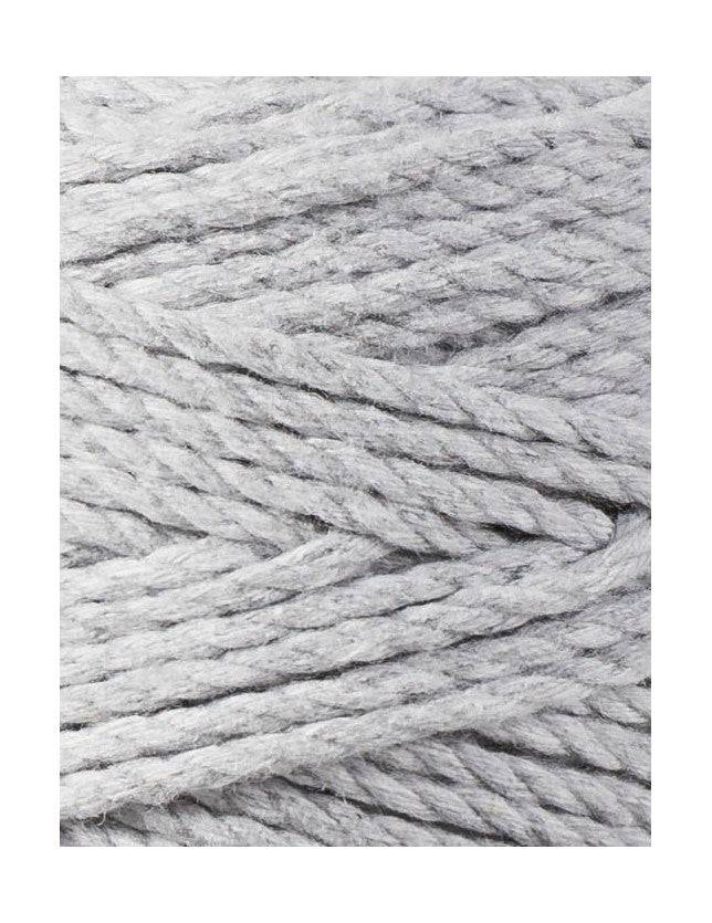 Bobbiny Makramee Garn 3mm 3ply Light Grey 100m - mahina