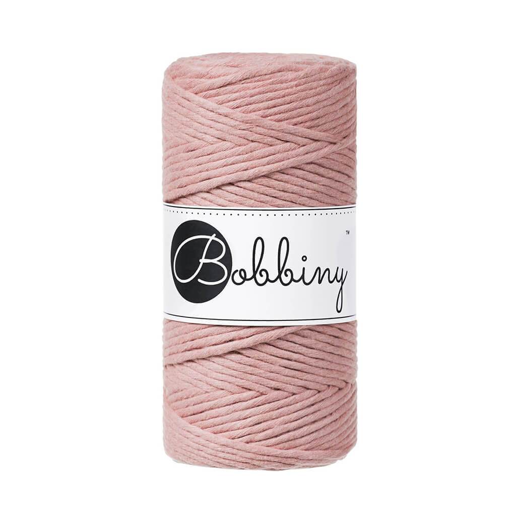 Bobbiny Makramee Garn 3mm gezwirnt Blush 100m - mahina