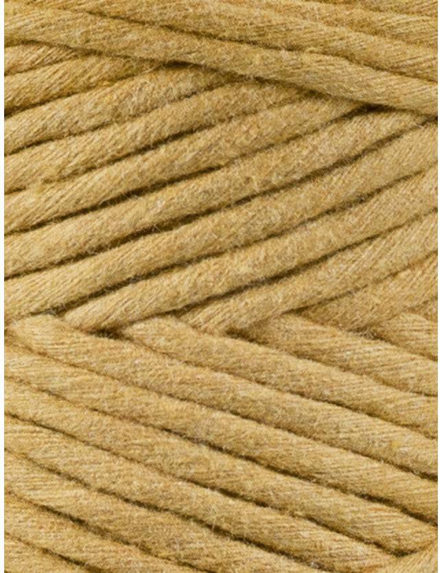 Bobbiny Makramee Garn 3mm gezwirnt Mustard 100m - mahina