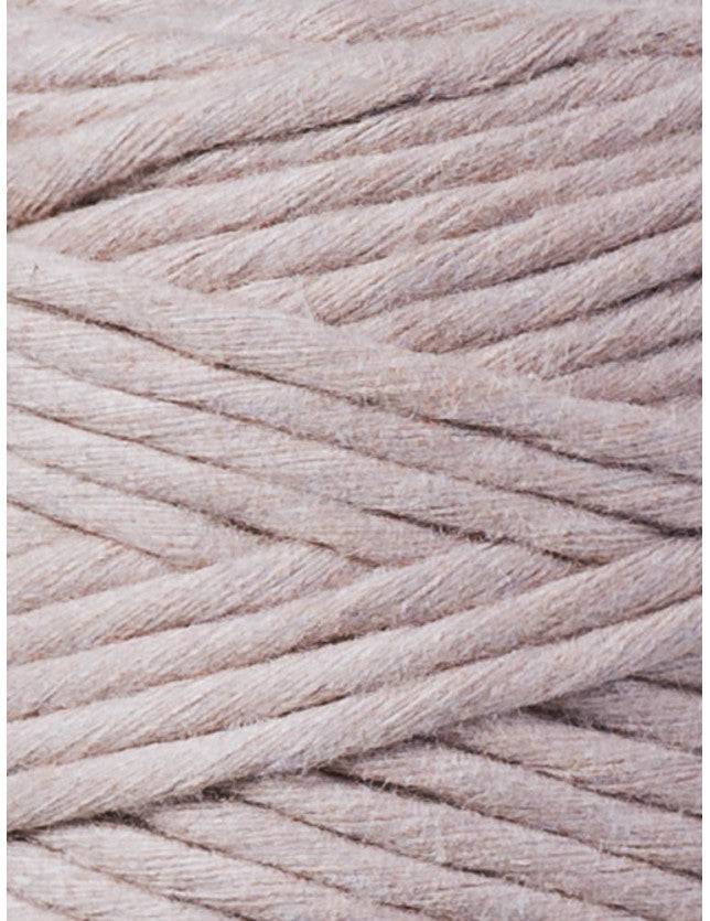 Bobbiny Makramee Garn 3mm gezwirnt Pearl 100m - mahina