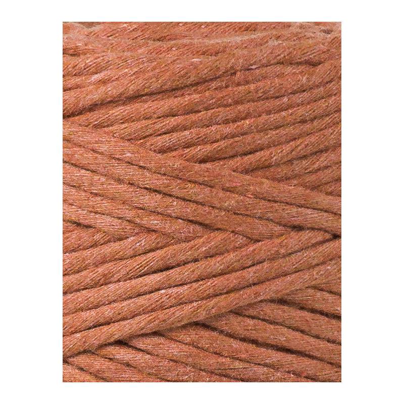 Bobbiny Makramee Garn 3mm gezwirnt Terracotta 100m - mahina