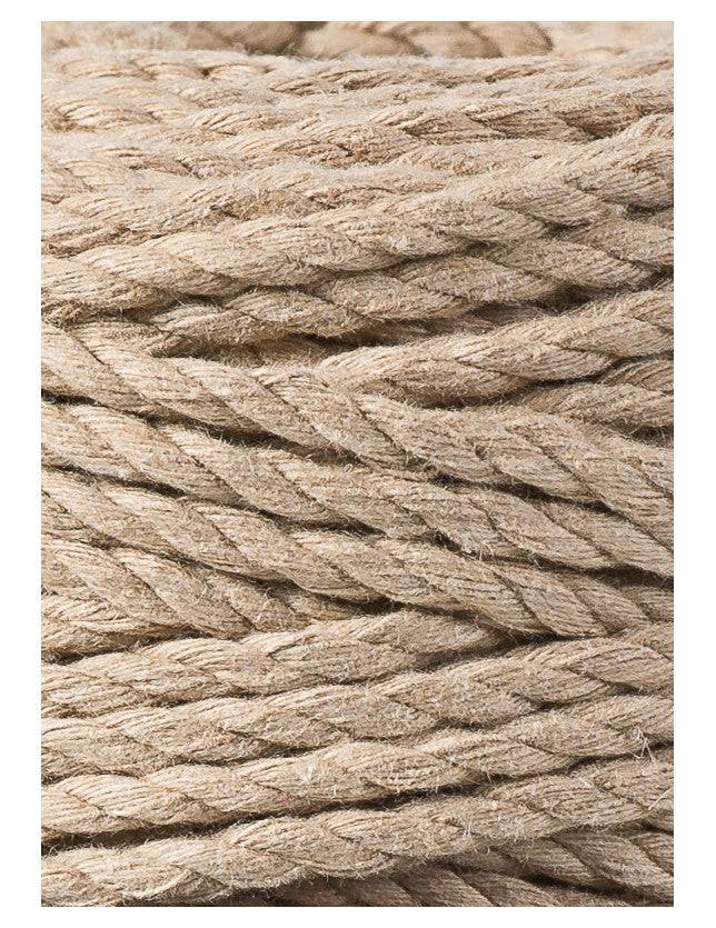 Bobbiny Makramee Garn 5mm 3ply Sand 100m - mahina