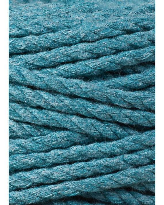 Bobbiny Makramee Garn 5mm 3ply Teal 100m - mahina