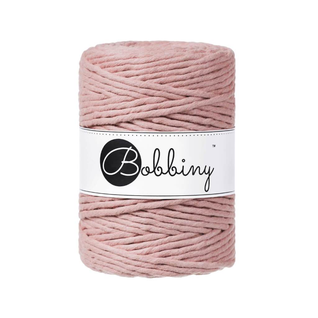 Bobbiny Makramee Garn 5mm gezwirnt Blush 100m - mahina