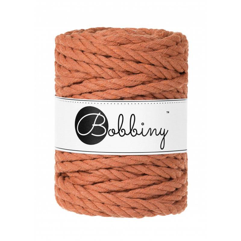 Bobbiny Makramee Garn 9mm 3ply Terracotta 30m - mahina