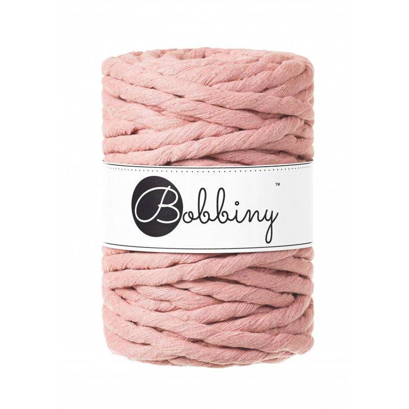 Bobbiny Makramee Garn 9mm gezwirnt Blush 30m - mahina