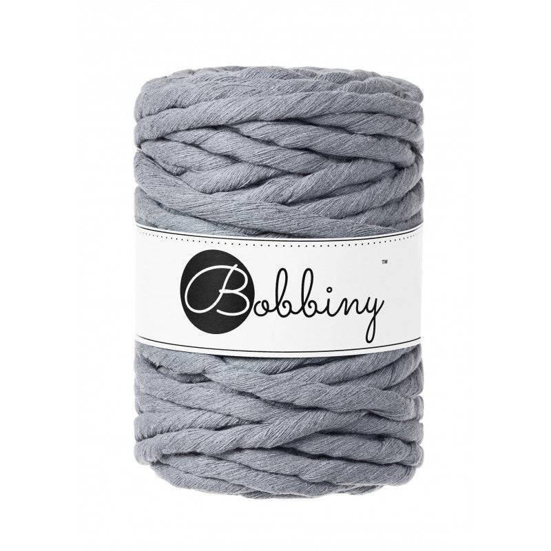 Bobbiny Makramee Garn 9mm gezwirnt Steel 30m - mahina