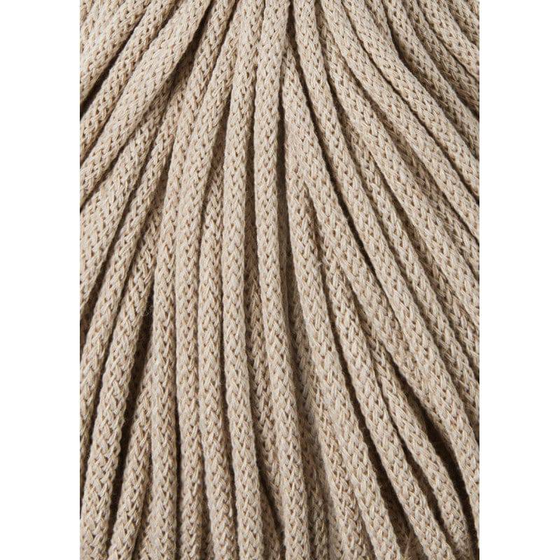 Bobbiny PREMIUM Flechtkordel 5mm geflochten Beige 100m - mahina