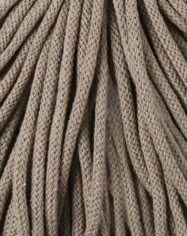 Bobbiny PREMIUM Flechtkordel 5mm geflochten Coffee 100m - mahina