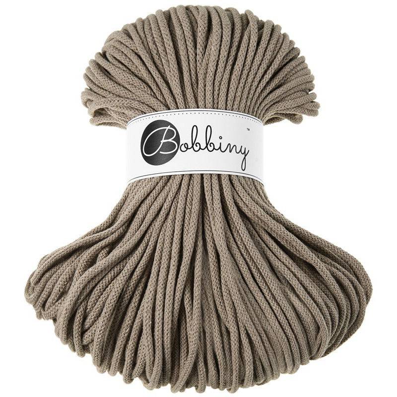 Bobbiny PREMIUM Flechtkordel 5mm geflochten Coffee 100m - mahina
