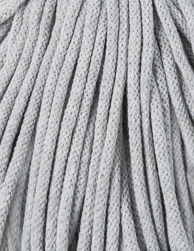 Bobbiny PREMIUM Flechtkordel 5mm geflochten Light Grey 100m - mahina