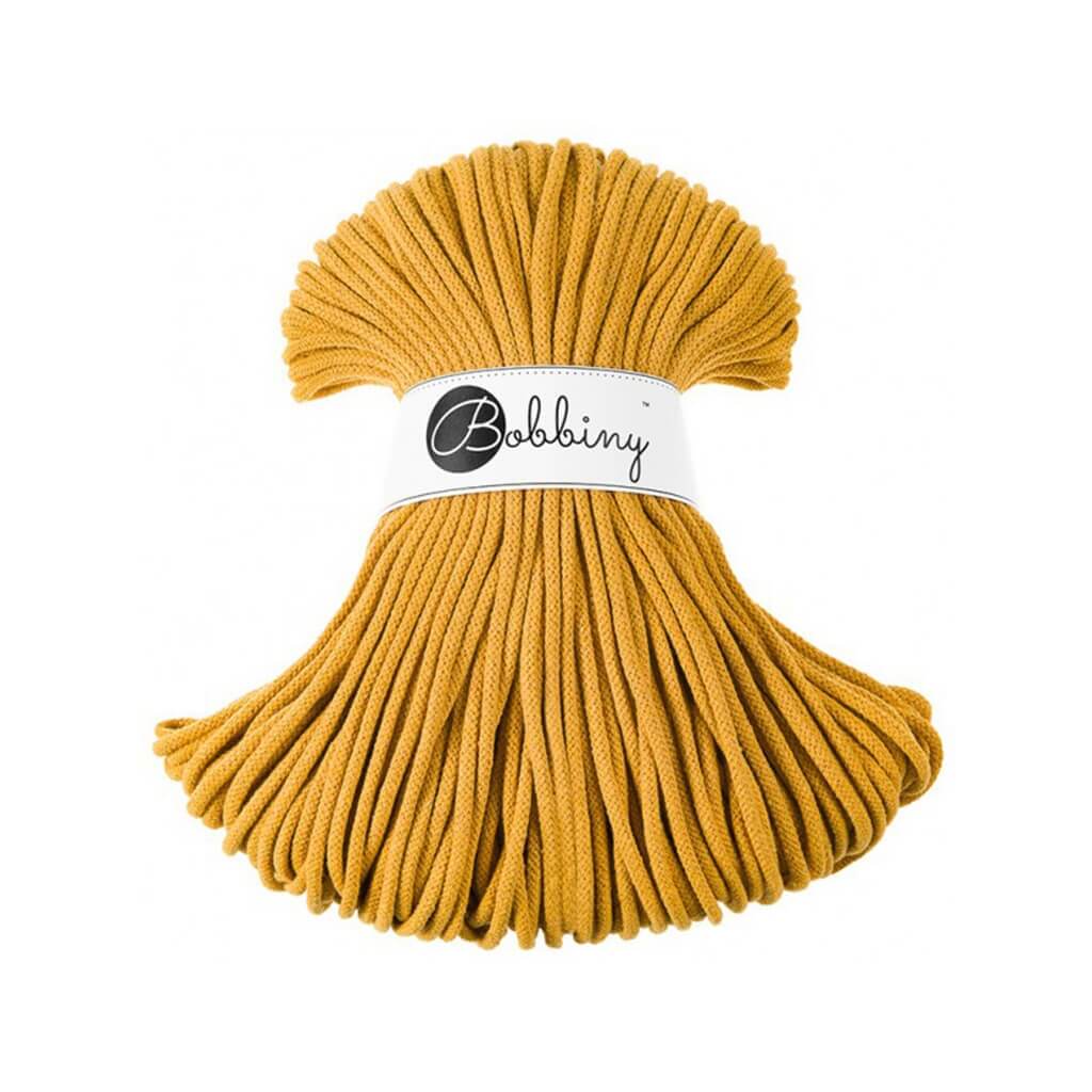 Bobbiny PREMIUM Flechtkordel 5mm geflochten Mustard 100m - mahina
