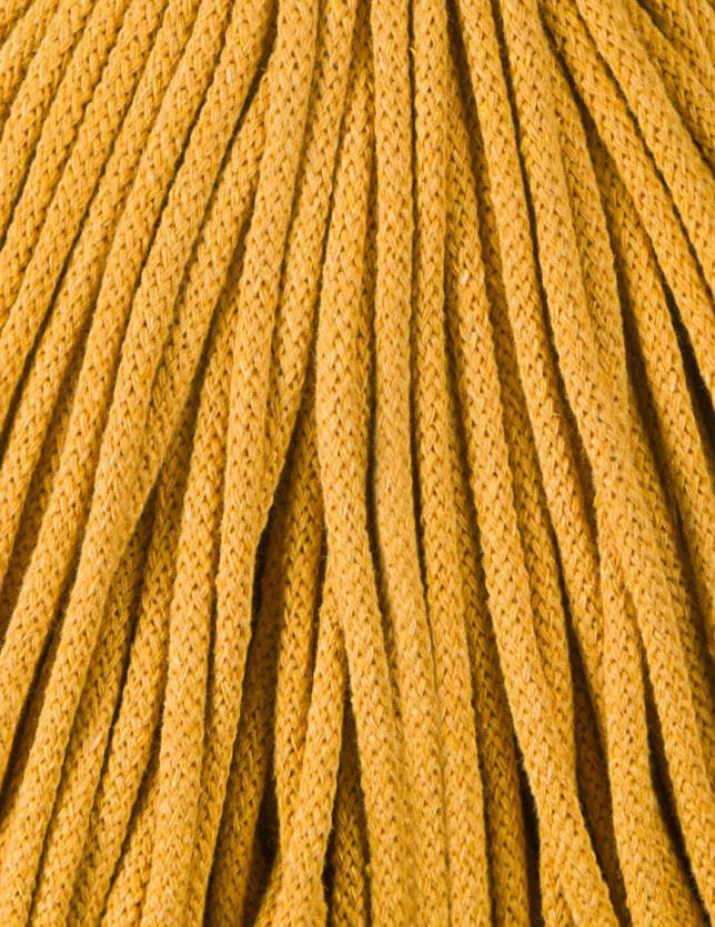 Bobbiny PREMIUM Flechtkordel 5mm geflochten Mustard 100m - mahina