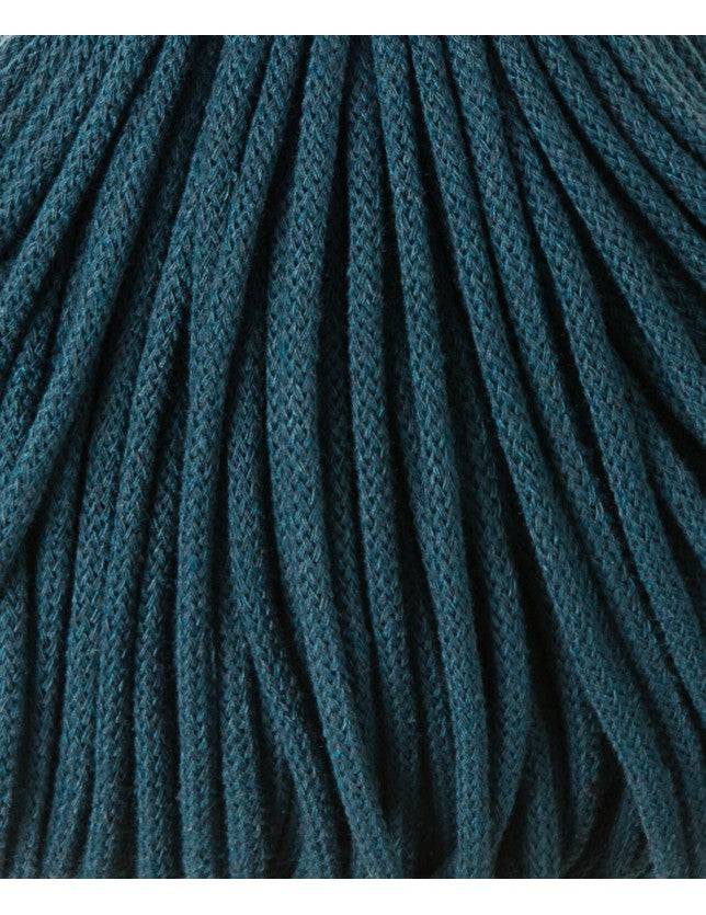 Bobbiny PREMIUM Flechtkordel 5mm geflochten Peacock Blue 100m - mahina