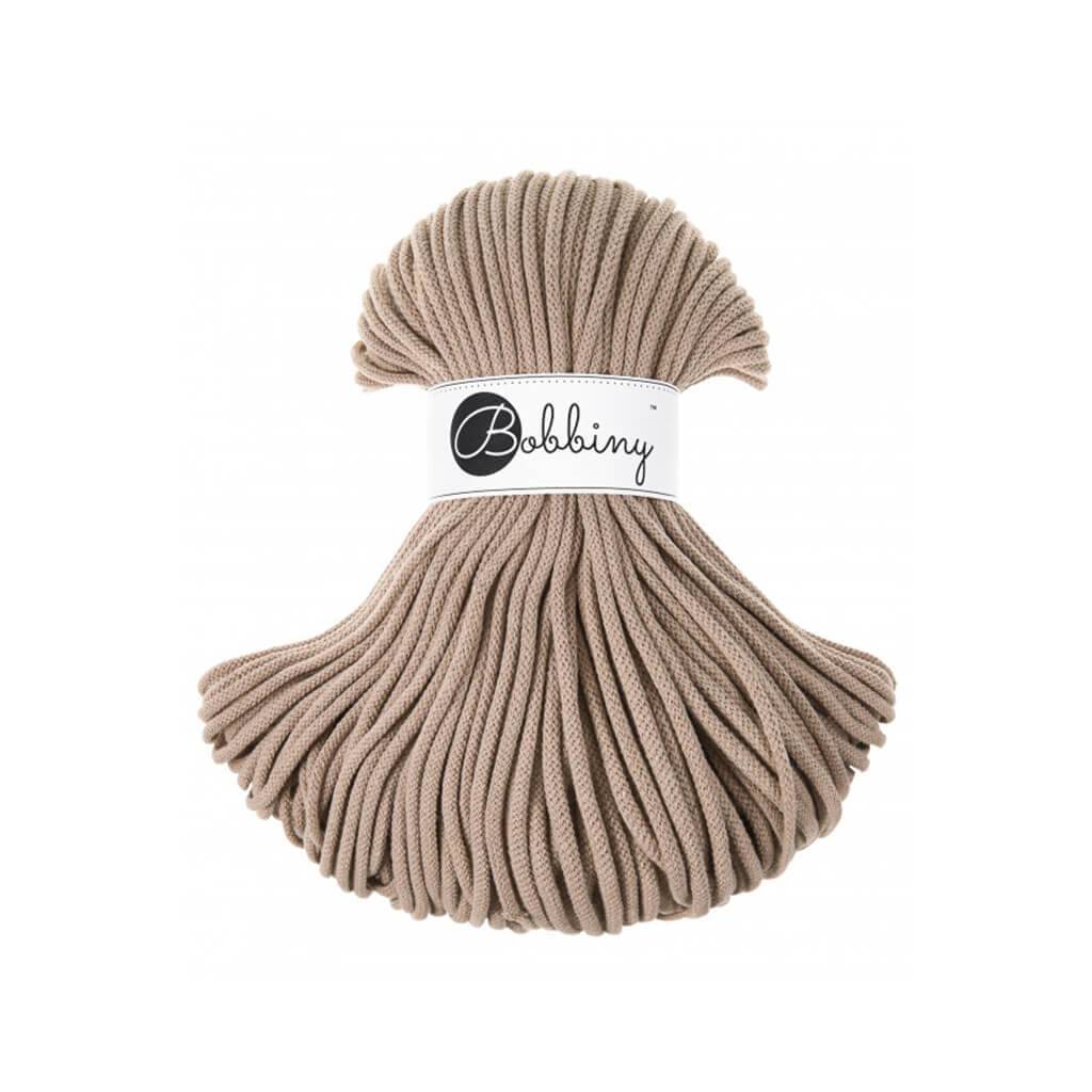 Bobbiny PREMIUM Flechtkordel 5mm geflochten Sand 100m - mahina