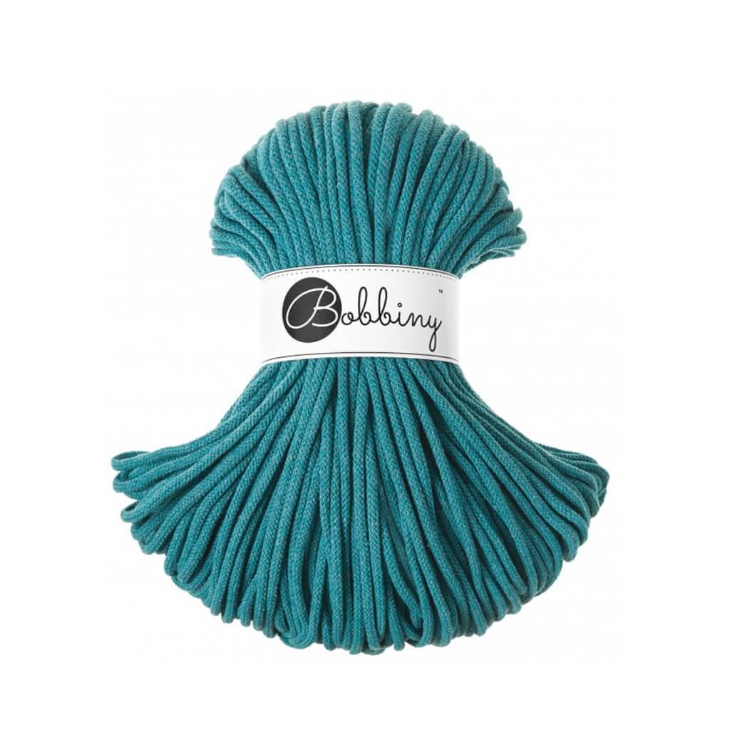 Bobbiny PREMIUM Flechtkordel 5mm geflochten Teal 100m - mahina