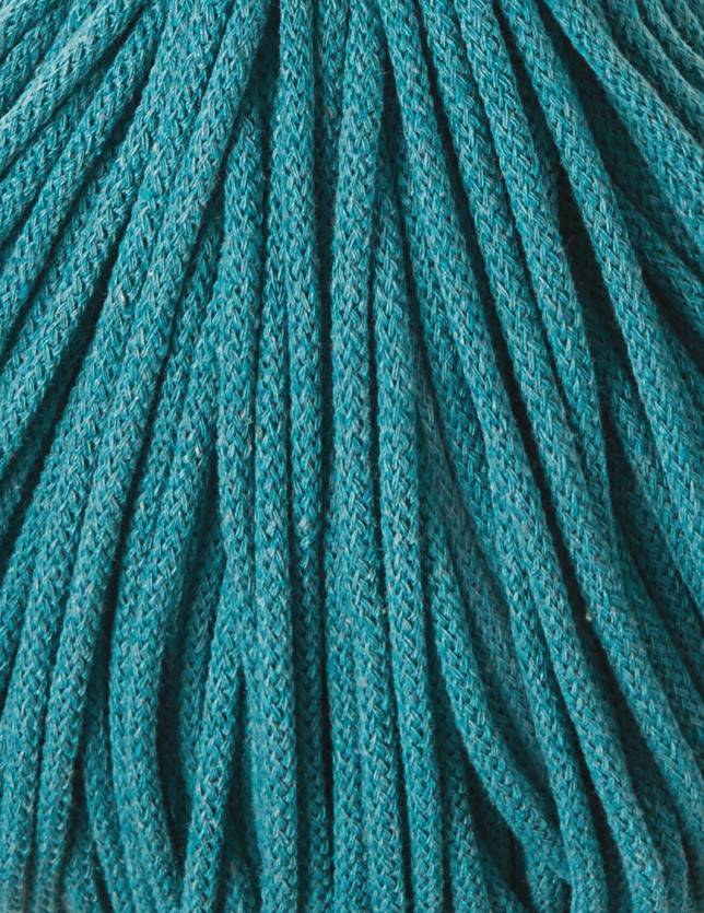 Bobbiny PREMIUM Flechtkordel 5mm geflochten Teal 100m - mahina