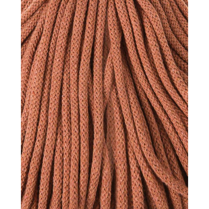 Bobbiny PREMIUM Makramee Flechtkordel 5mm geflochten Terracotta 100m - mahina