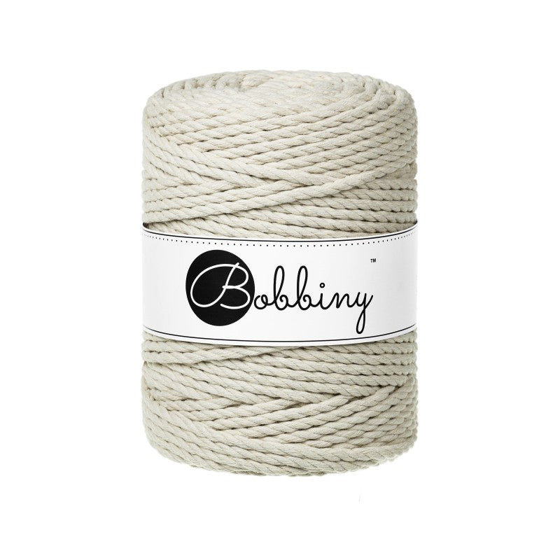 Bobbiny Makramee Garn 5mm 3ply 100m - Garne > Baumwollgarne > Bobbiny > 3ply > 5mm von mahina