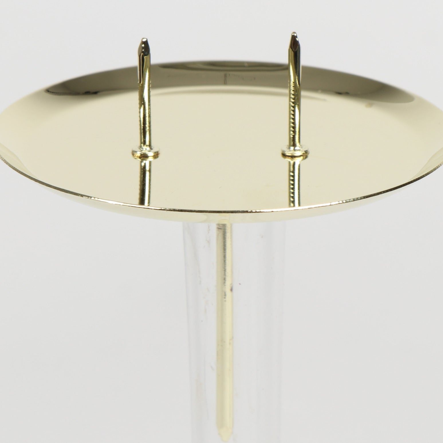 Metall Adventskranzkerzenhalter 10cm in gold, 4 Stück von mahina