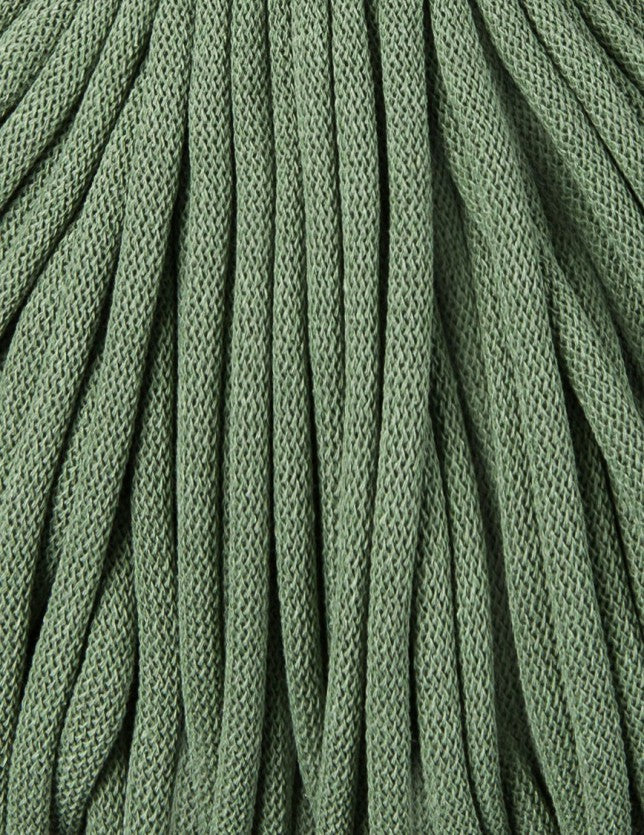 Bobbiny JUMBO SOFT Flechtkordel 8mm geflochten Eucalyptus Green 100m - mahina