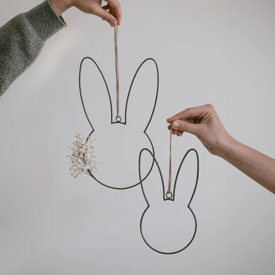 Eulenschnitt Metallkranz Hase - Bastelbedarf -> Metall -> Metallringe -> Sonstige Formen von mahina