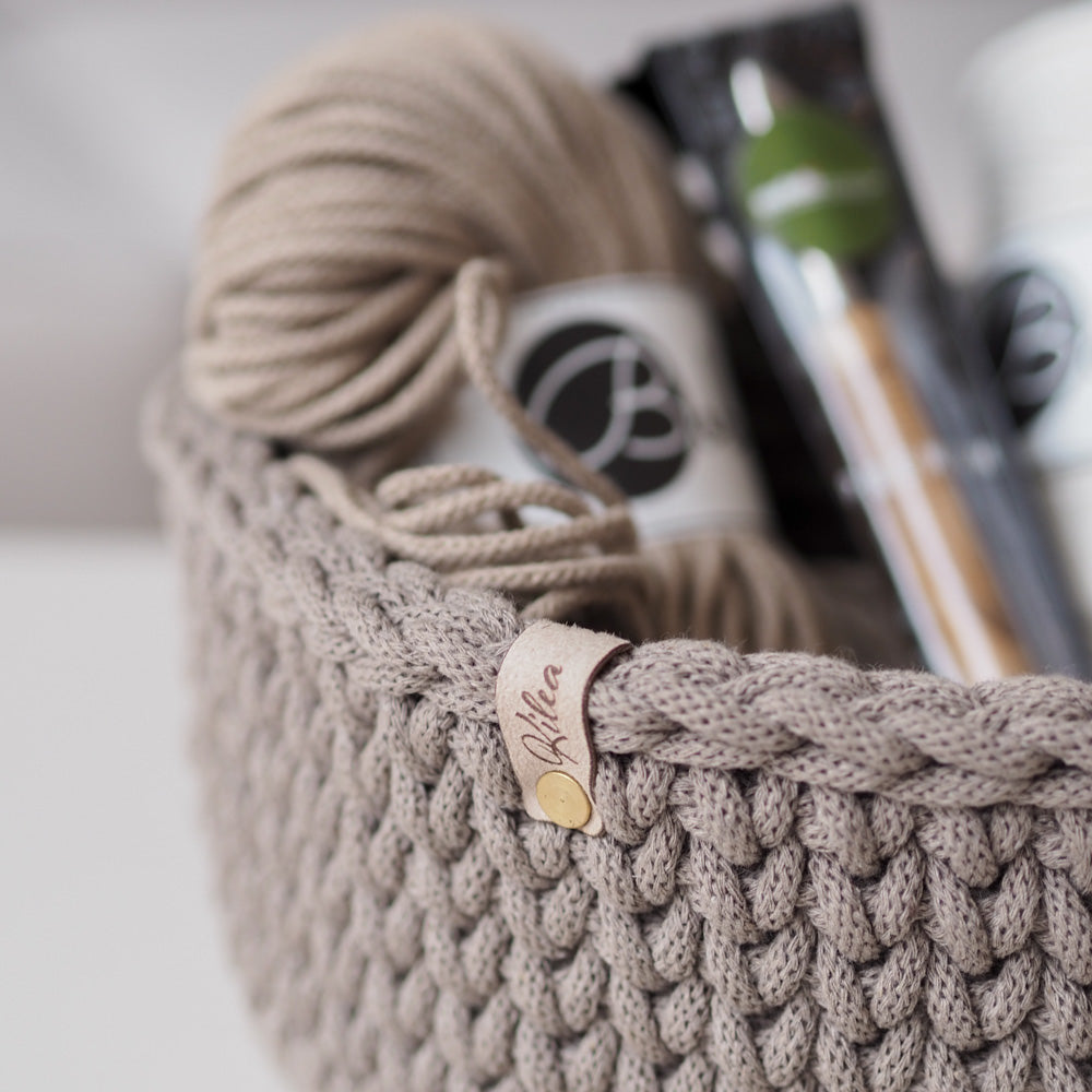 mahina x Bobbiny Crochet Set – Round Edition - Garne > Baumwollgarne > Bobbiny > Geflochten > 5mm von mahina