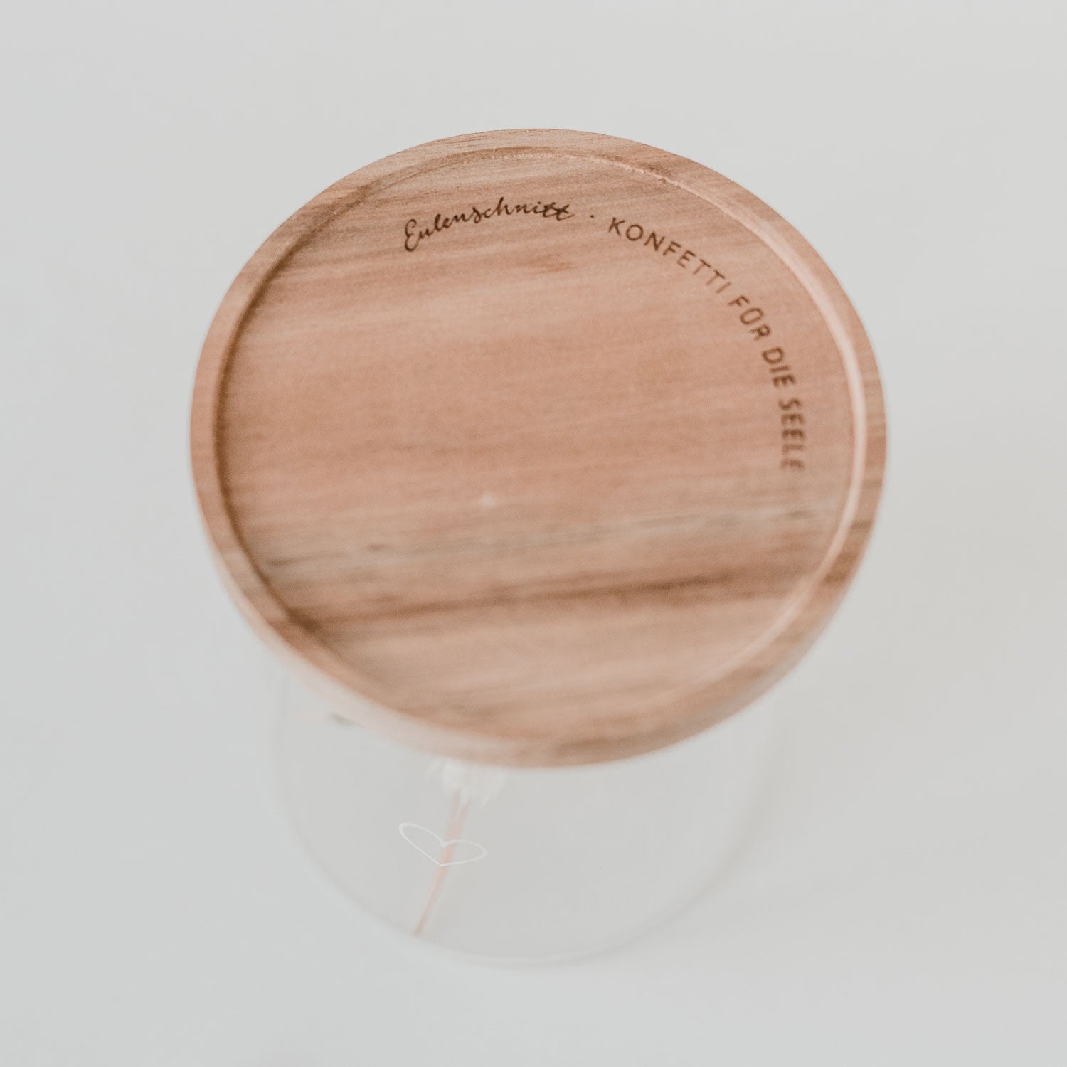 Eulenschnitt Vorratsglas Herz 13cm - mahina