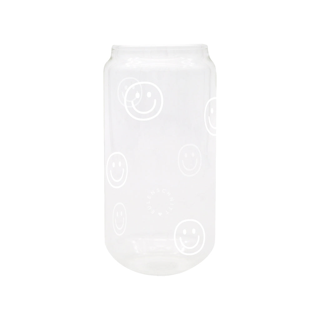 Eulenschnitt Hohes Trinkglas Smileys 500ml - MAHINA