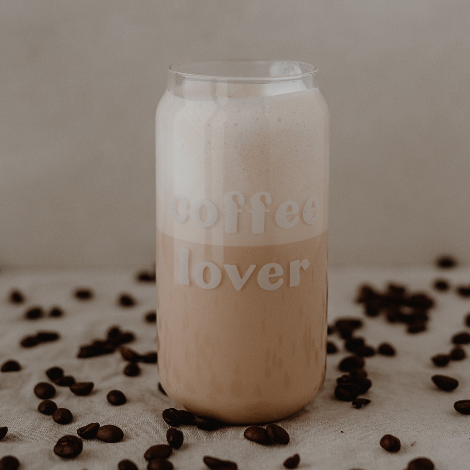 Eulenschnitt Hohes Trinkglas Coffee Lover 500ml - mahina