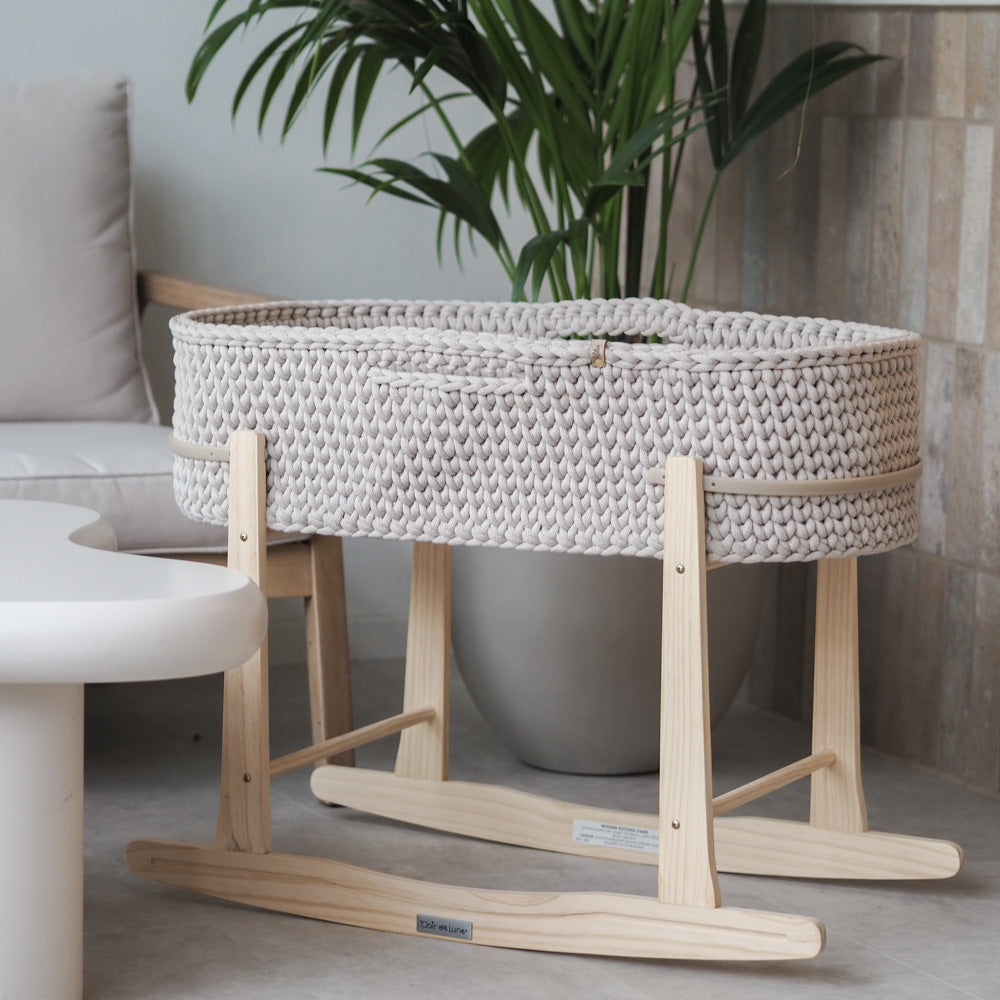 Handgemachter Moseskorb/Babywiege - mahina x kilea - Interior > Dekoration > Häkelprodukte von mahina
