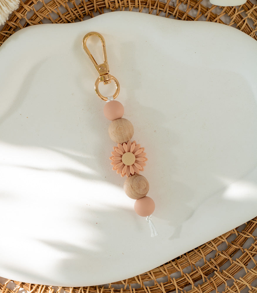Handgemachter Schlüsselanhänger "Daisy" - Interior > MAHINA Handmade > Schlüsselanhänger von mahina
