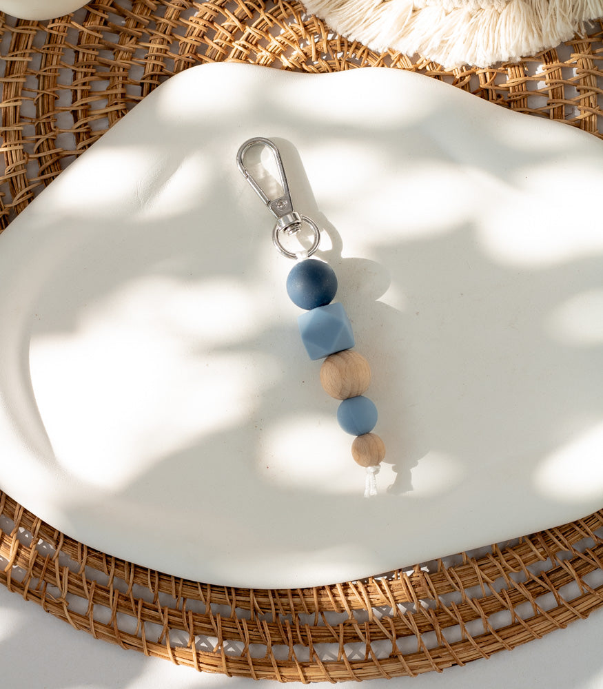 Handgemachter Schlüsselanhänger "Fiori" mit Motivperle - Interior > MAHINA Handmade > Schlüsselanhänger von mahina