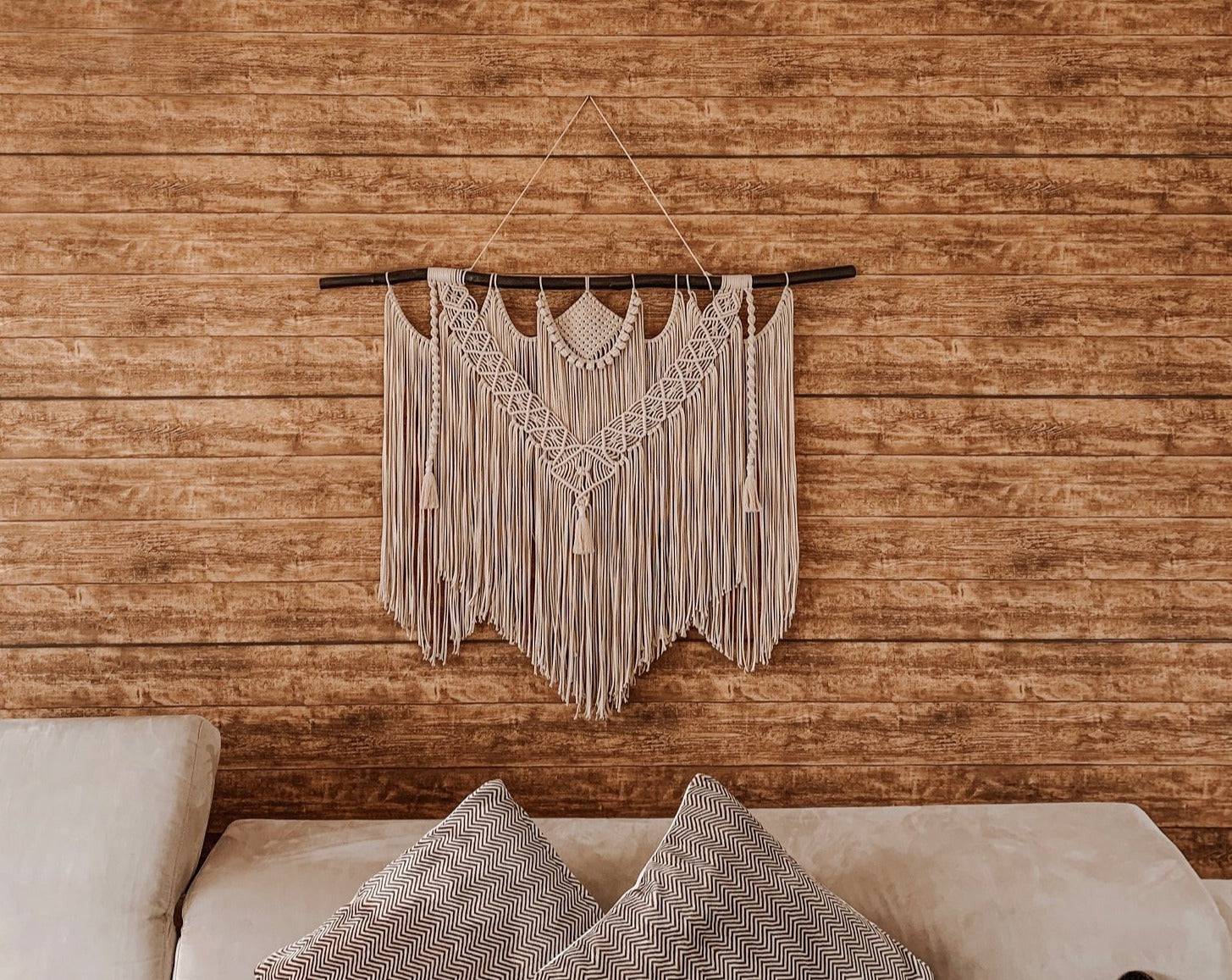 Handgemachter Makramee Wandbehang "Luana" - mahina