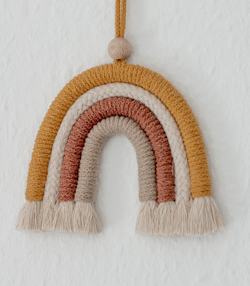 Handgemachter Makramee Regenbogen in verschiedenen Farben - Interior > Dekoration > Makramee von mahina