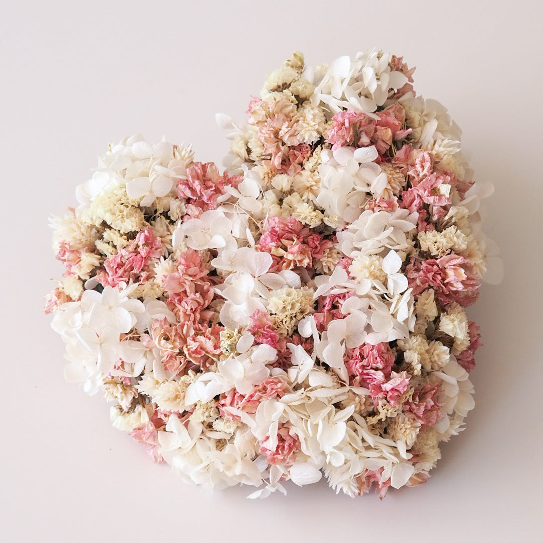 Herz aus Trockenblumen - Trockenblumen -> Arrangements von mahina