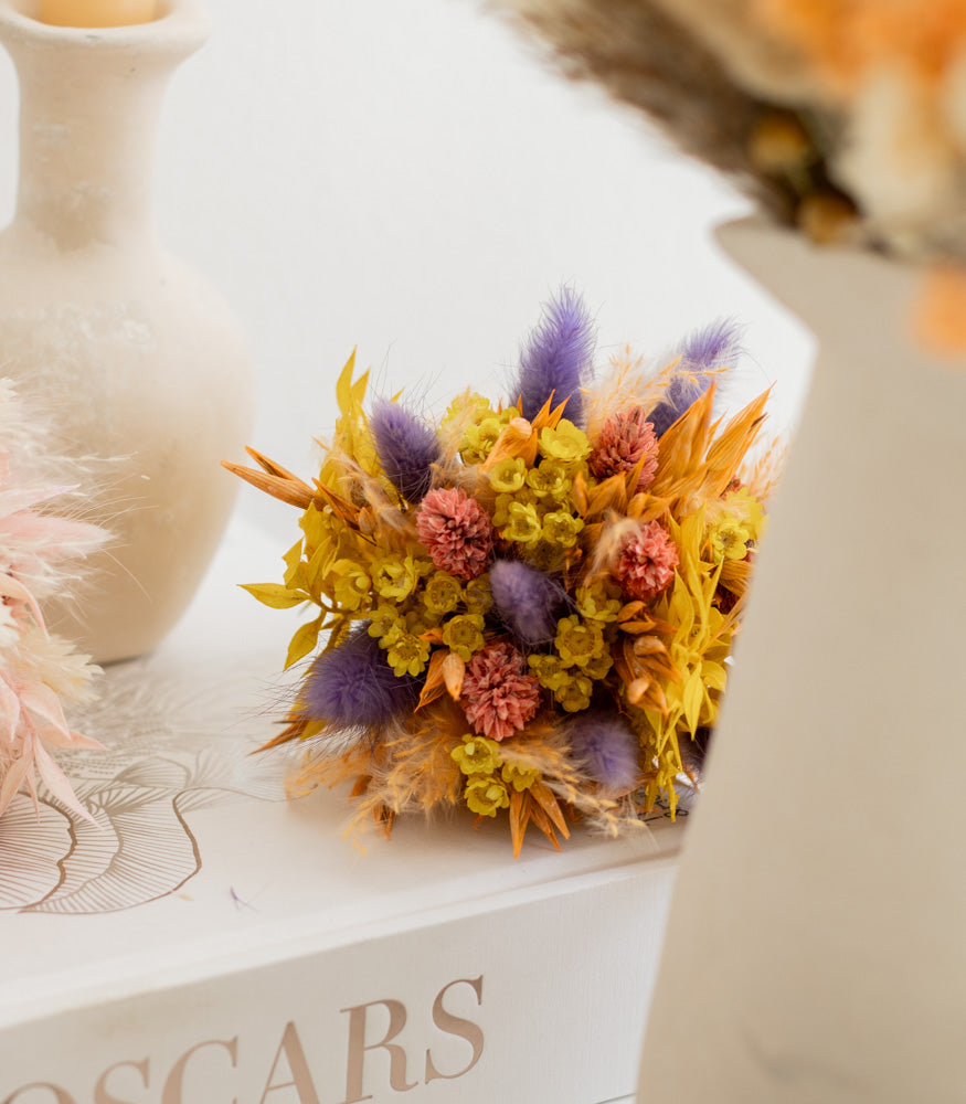 Kleiner Trockenblumenstrauß  "Colorful" - Trockenblumen -> Sträuße von mahina