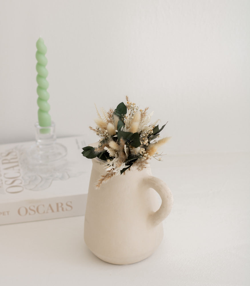 Kleiner Trockenblumenstrauß  "Soft Green" - Trockenblumen -> Sträuße von mahina