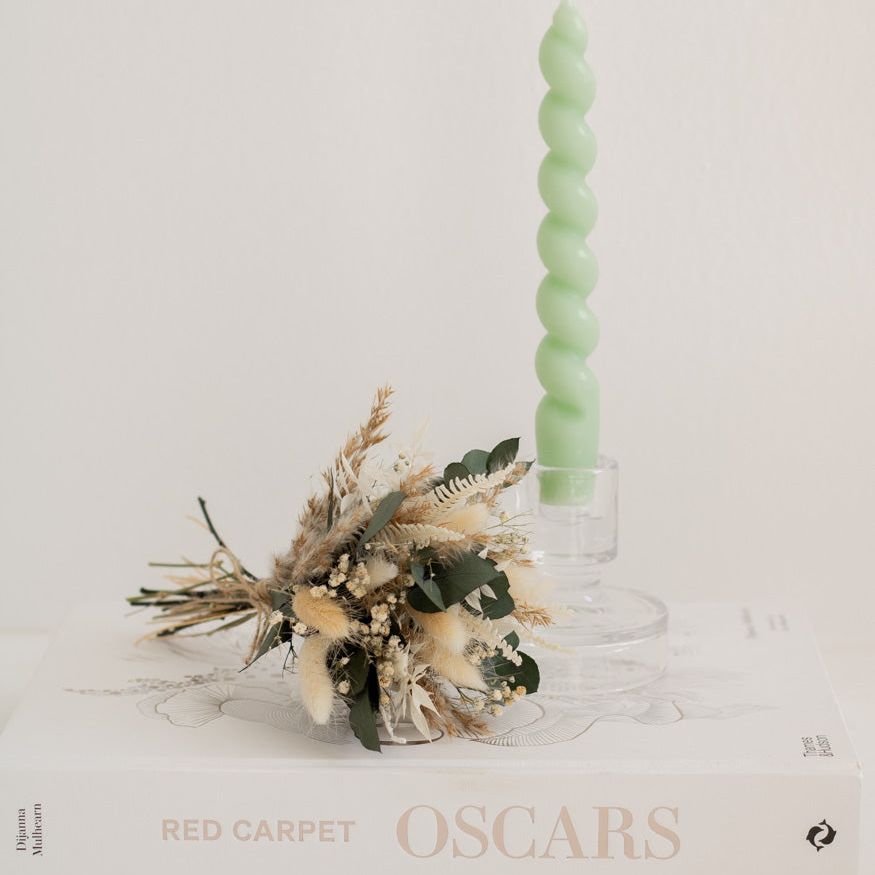 Kleiner Trockenblumenstrauß  "Soft Green" - Trockenblumen -> Sträuße von mahina