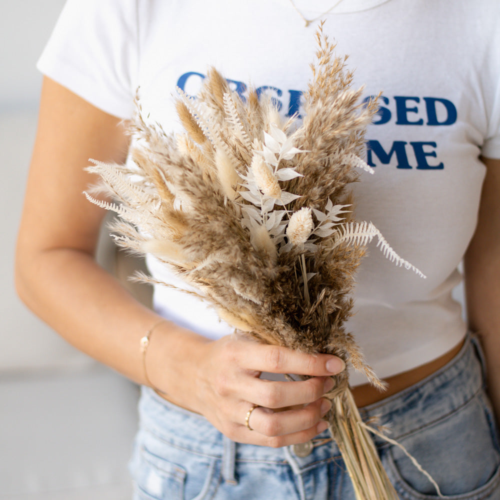 Mittlerer Trockenblumenstrauß "Nature" - Trockenblumen -> Sträuße von mahina